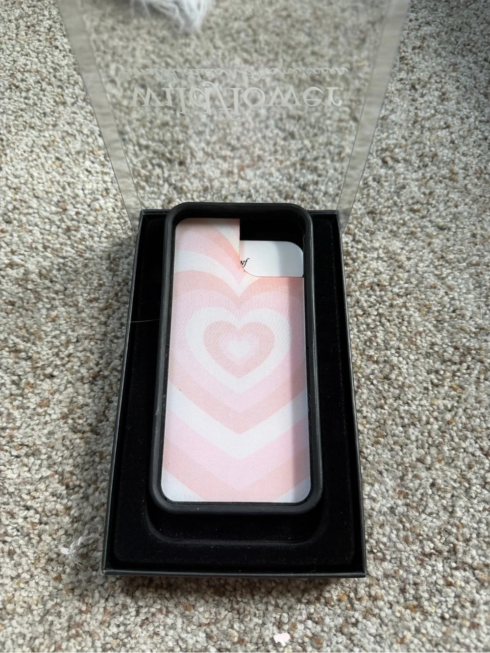 Wildflowers Red & Pink Heart iPhone 15 Case
